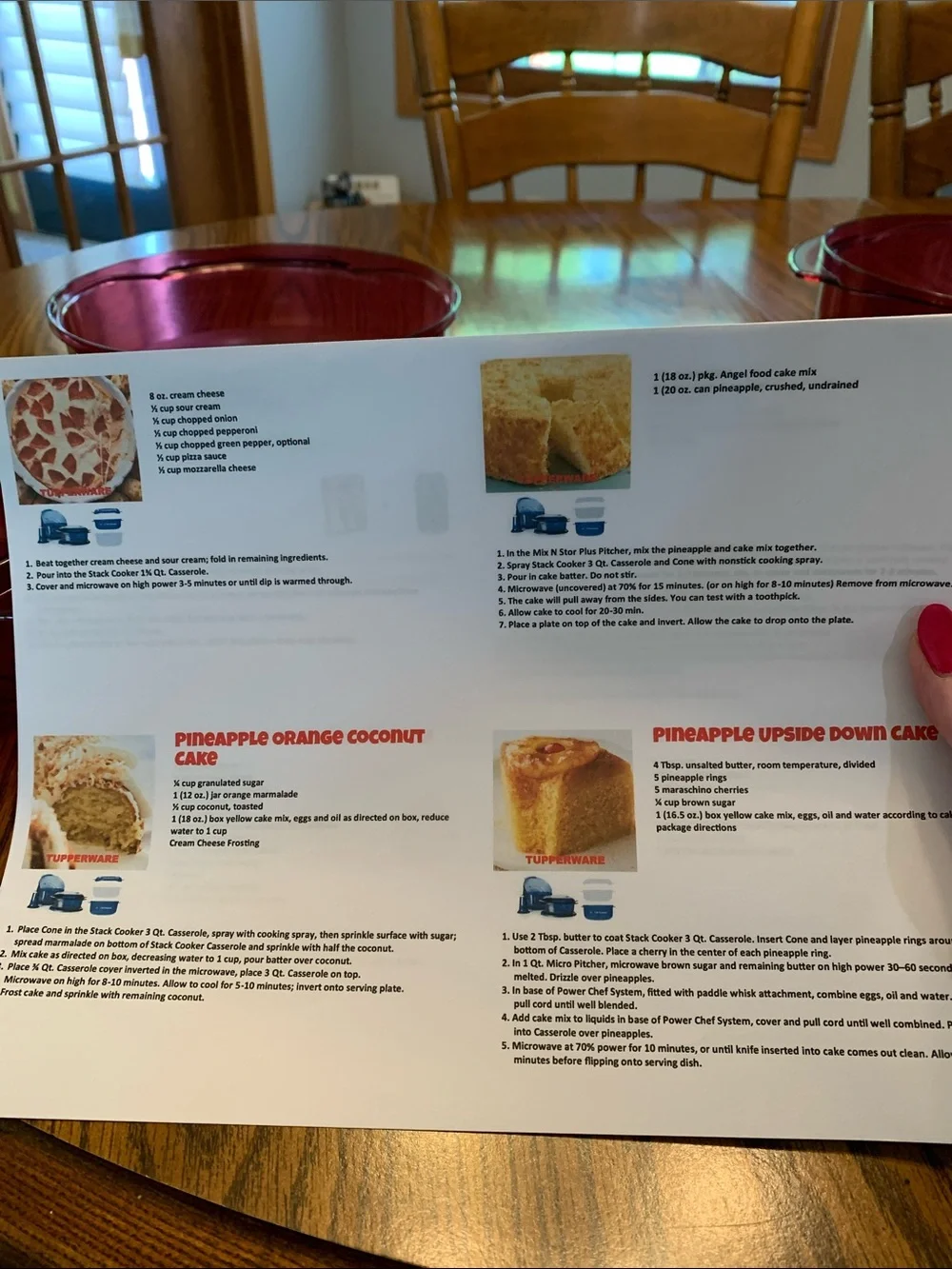 Tupperware Microwave Stack Cooker Set with Recipes - Picture 14 of 16